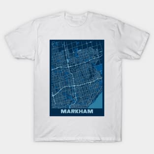 Markham - Canada Peace City Map T-Shirt
